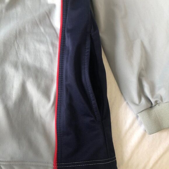 Vintage NBA New Jersey NETS Reebok Warmup Jacket Sz 2XL Basketball Fans Apparel - Picture 8 of 13